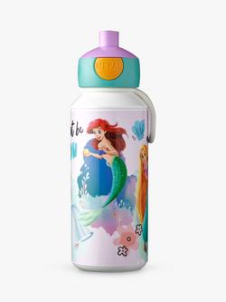 Mepal Kids' Disney Princess 'Just Be You' Leak-Proof Drinks Bottle, 400ml, Pink/Green