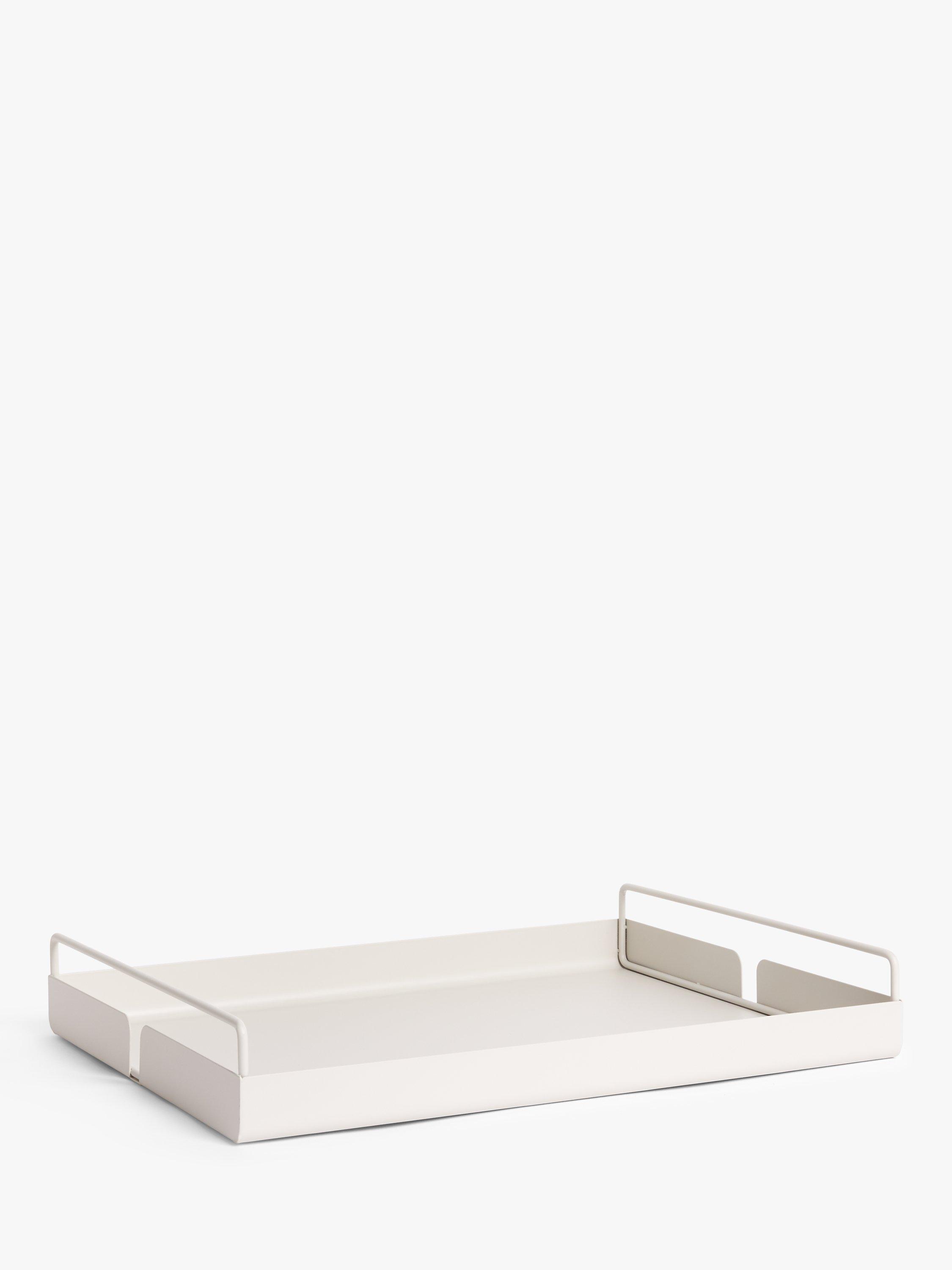 John Lewis Metal Tray, White