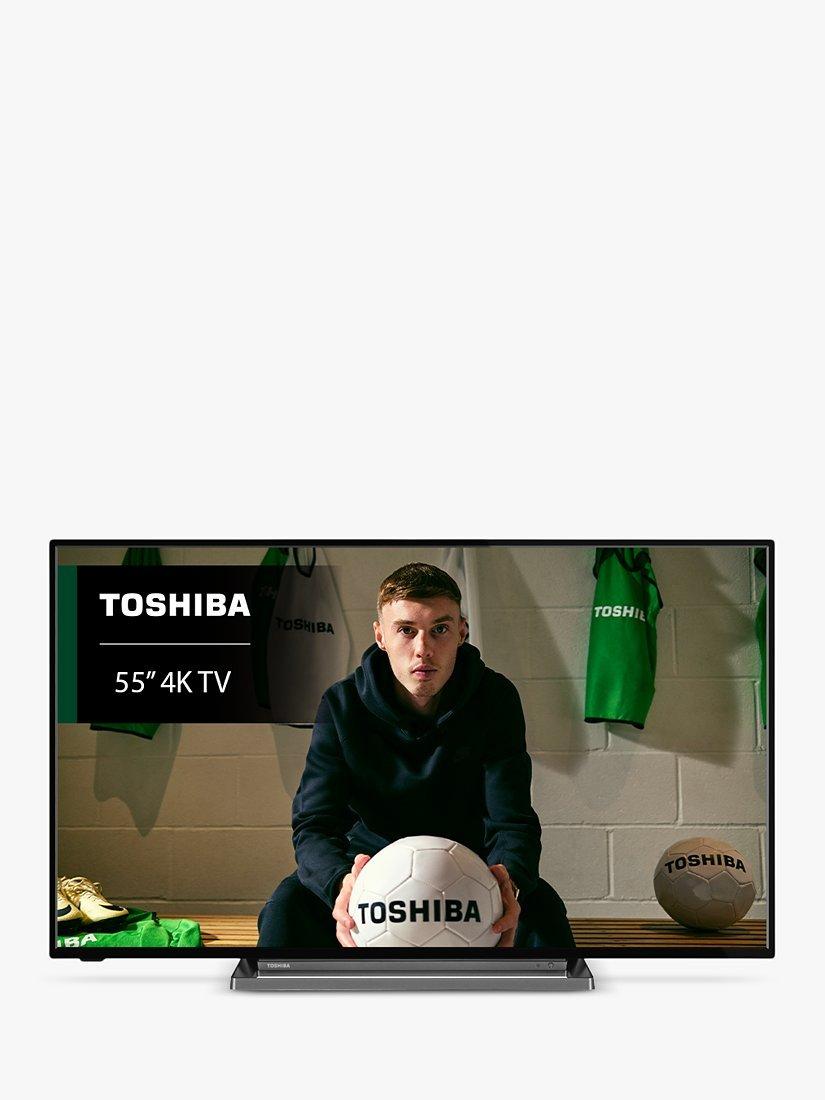 Toshiba 55UF3D53DB (2022) LED HDR 4K Ultra HD Smart Fire TV, 55 inch with Freeview Play, Black
