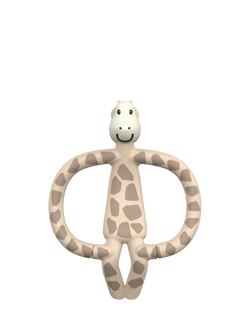 Matchstick Monkey Giraffe Teething Toy and Gel Applicator, Beige - view 2, Beige