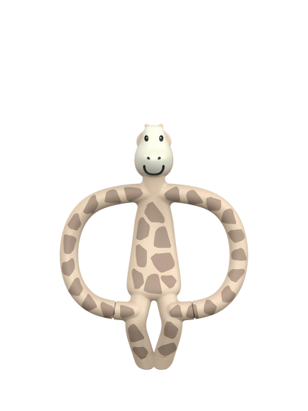 Matchstick Monkey Giraffe Teething Toy and Gel Applicator, Beige - view 2, Beige