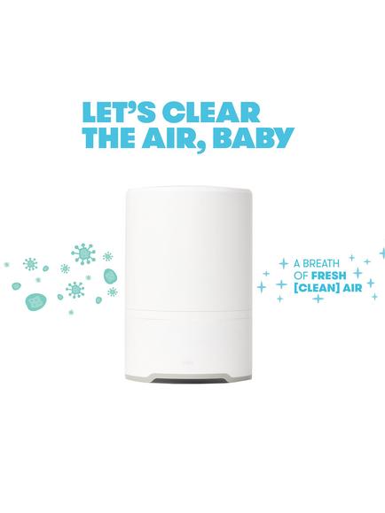 Fridababy 3-In-1 Air Purifier with Sound Machine & Nightlight - view 2, White