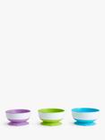 Munchkin Stay Put Suction Bowl, Set of 3, Multi