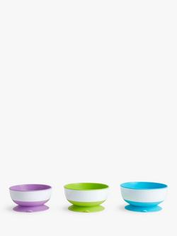 Munchkin Stay Put Suction Bowl, Set of 3, Multi - view 2, Multi