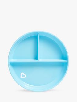 Munchkin Divided Suction Plate, Blue, Blue
