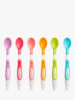 Munchkin Soft Tip Infant Spoons, Set of 6, Multi, Multi