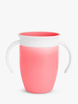 Munchkin Miracle 360 Degree Sippy Trainer Cup, 7oz, Pink
