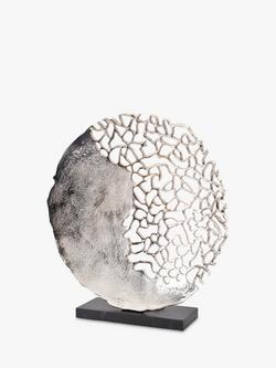 Libra Interiors Apo Reef Coral Aluminium Sculpture, Silver, Silver