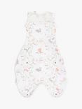 Purflo Swaddle To Sleep Storybook Print Baby Swaddle Bag, 0.5 Tog, Nutmeg