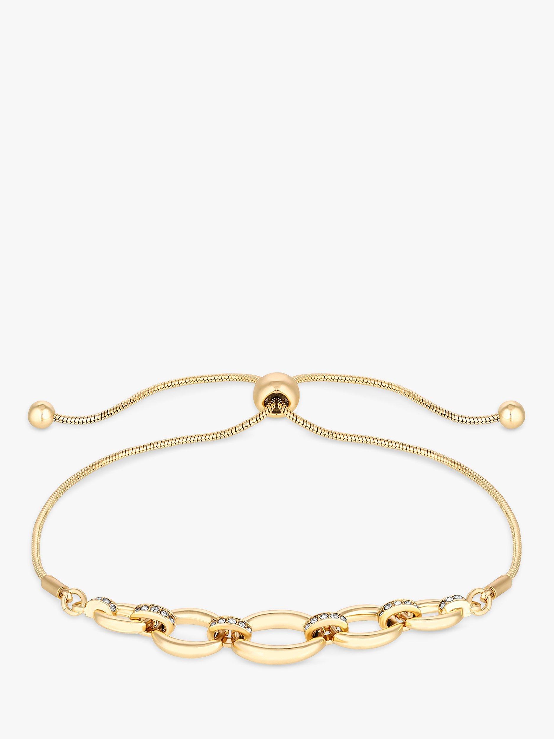 Jon Richard Polished Link Chain Bracelet, Gold