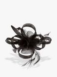 Jon Richard Small Hair Clip Fascinator, Black