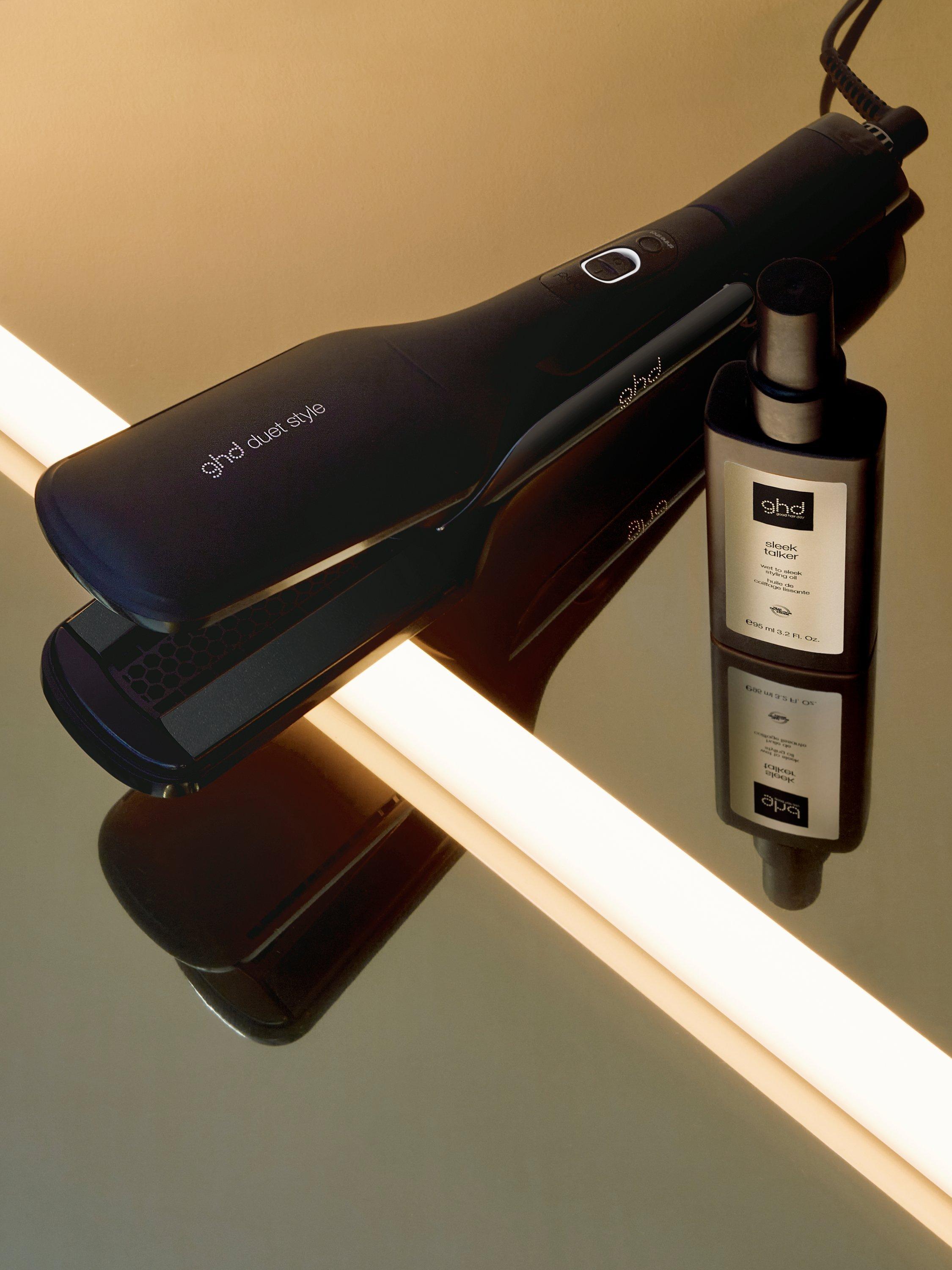 Product image 3 of 4, which shows ghd Sleek Talker Hair Styling Oil, 95ml
