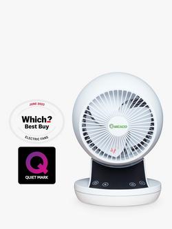 Meaco 360 Desk Fan, White - view 2, White