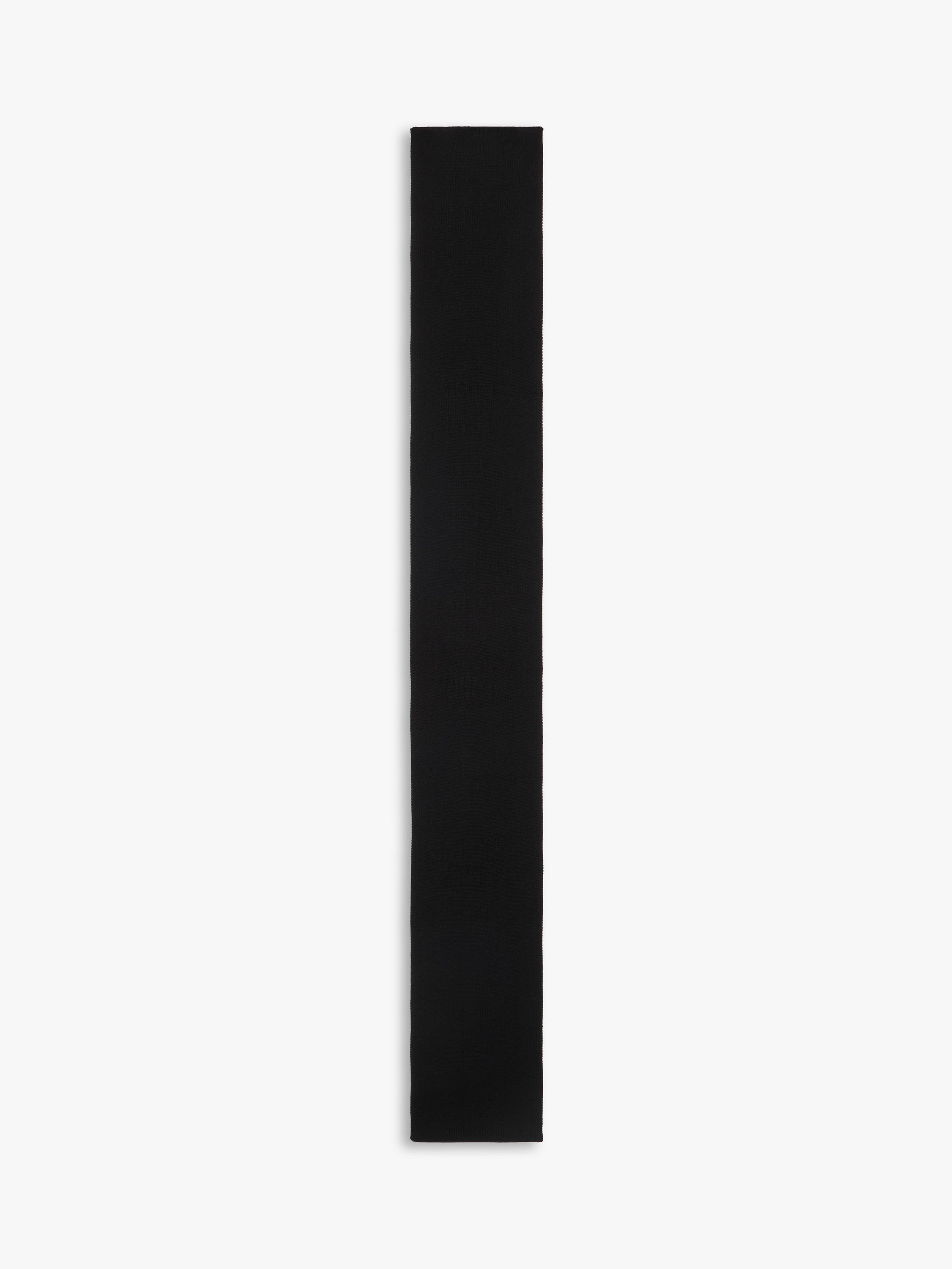 Product image 4 of 4, which shows John Lewis ANYDAY Knitted Scarf, Jet Black