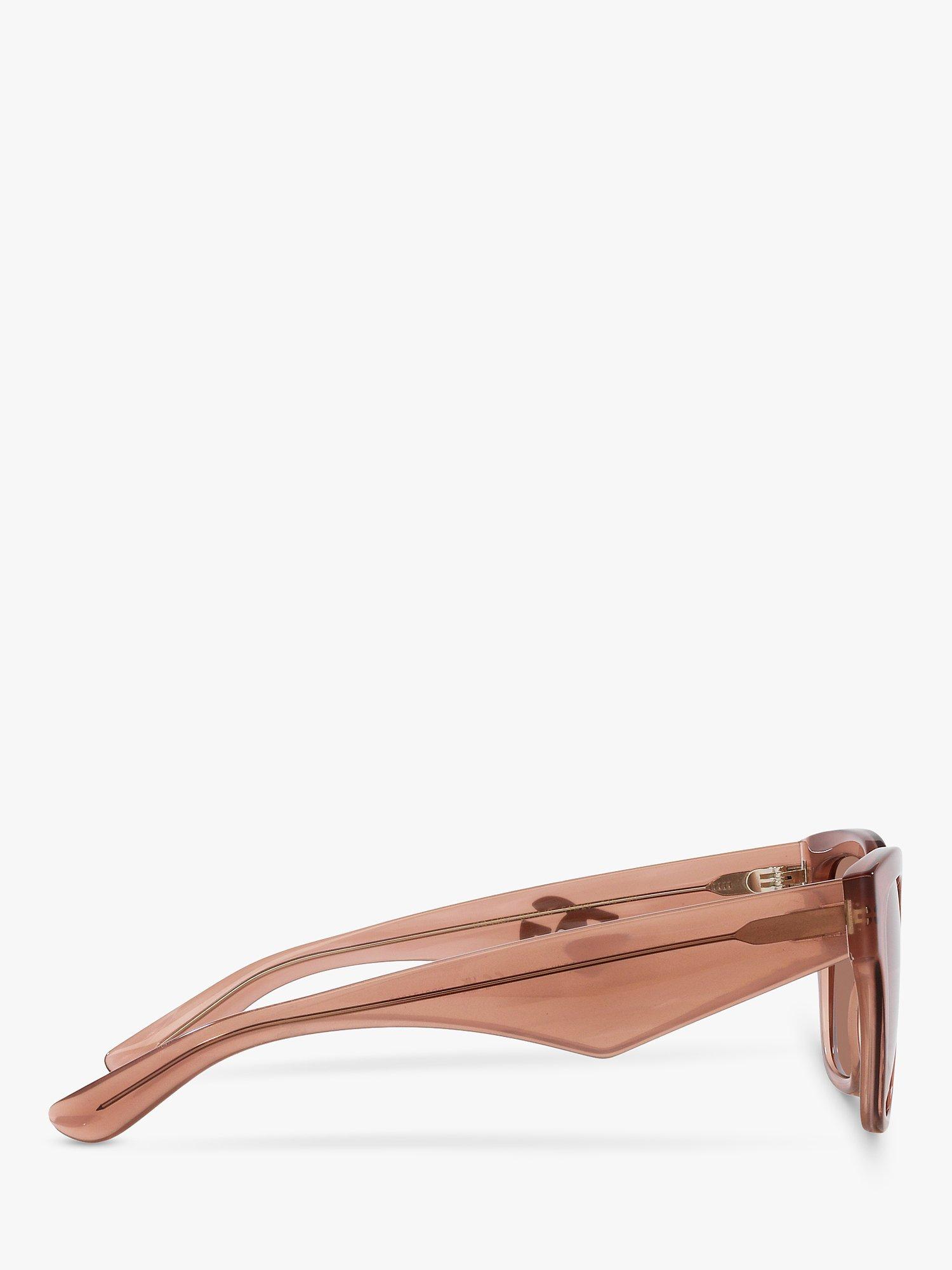 Product image 10 of 11, which shows Dolce & Gabbana DG4437 Women's Butterfly Sunglasses, Fleur Caramel