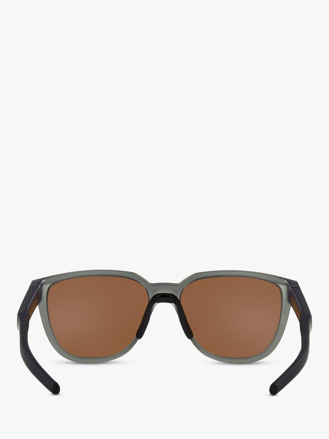 Product image 7 of 11, which shows Oakley OO925 Men's Rectangular Sunglasses, Grey Smoke/Brown
