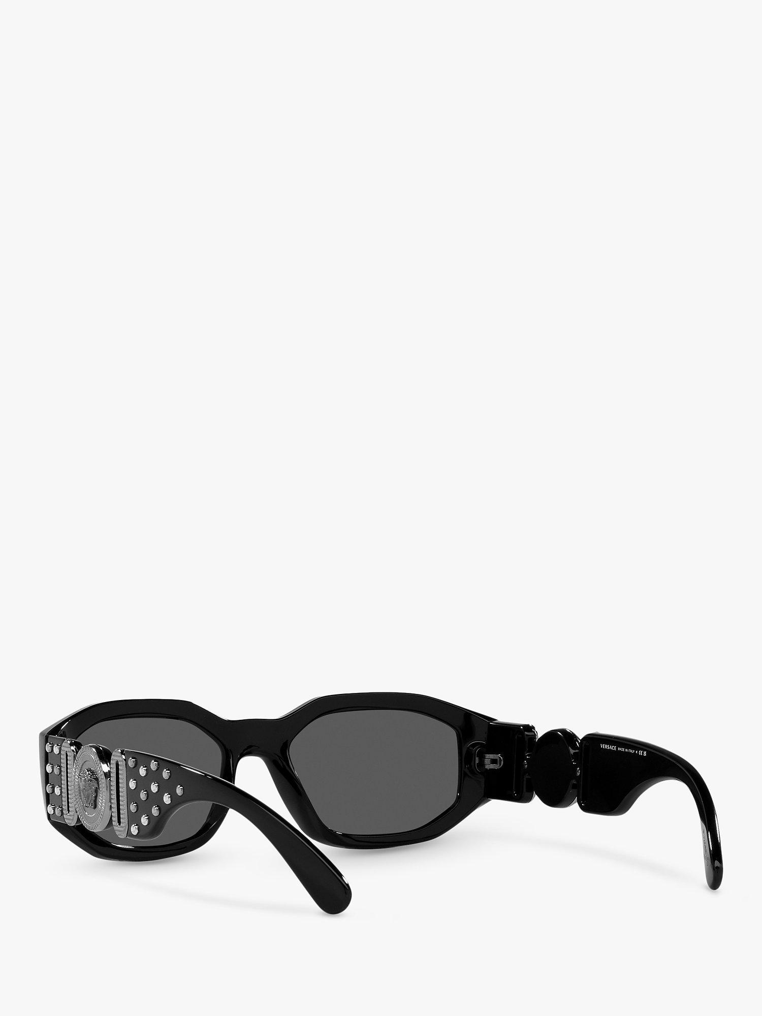 Product image 6 of 11, which shows Versace VE4361 Women's Irregular Sunglasses, Black