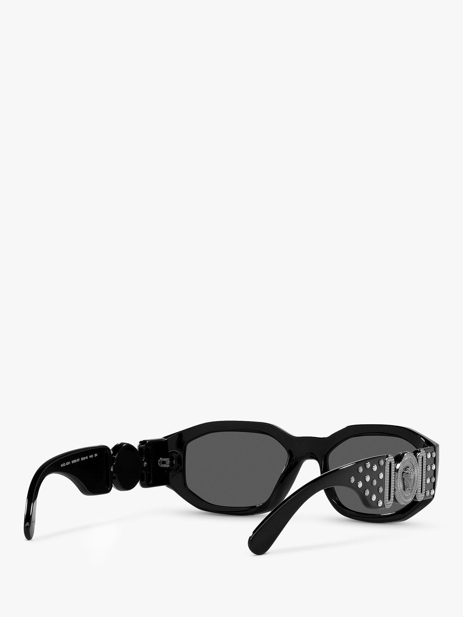 Product image 8 of 11, which shows Versace VE4361 Women's Irregular Sunglasses, Black