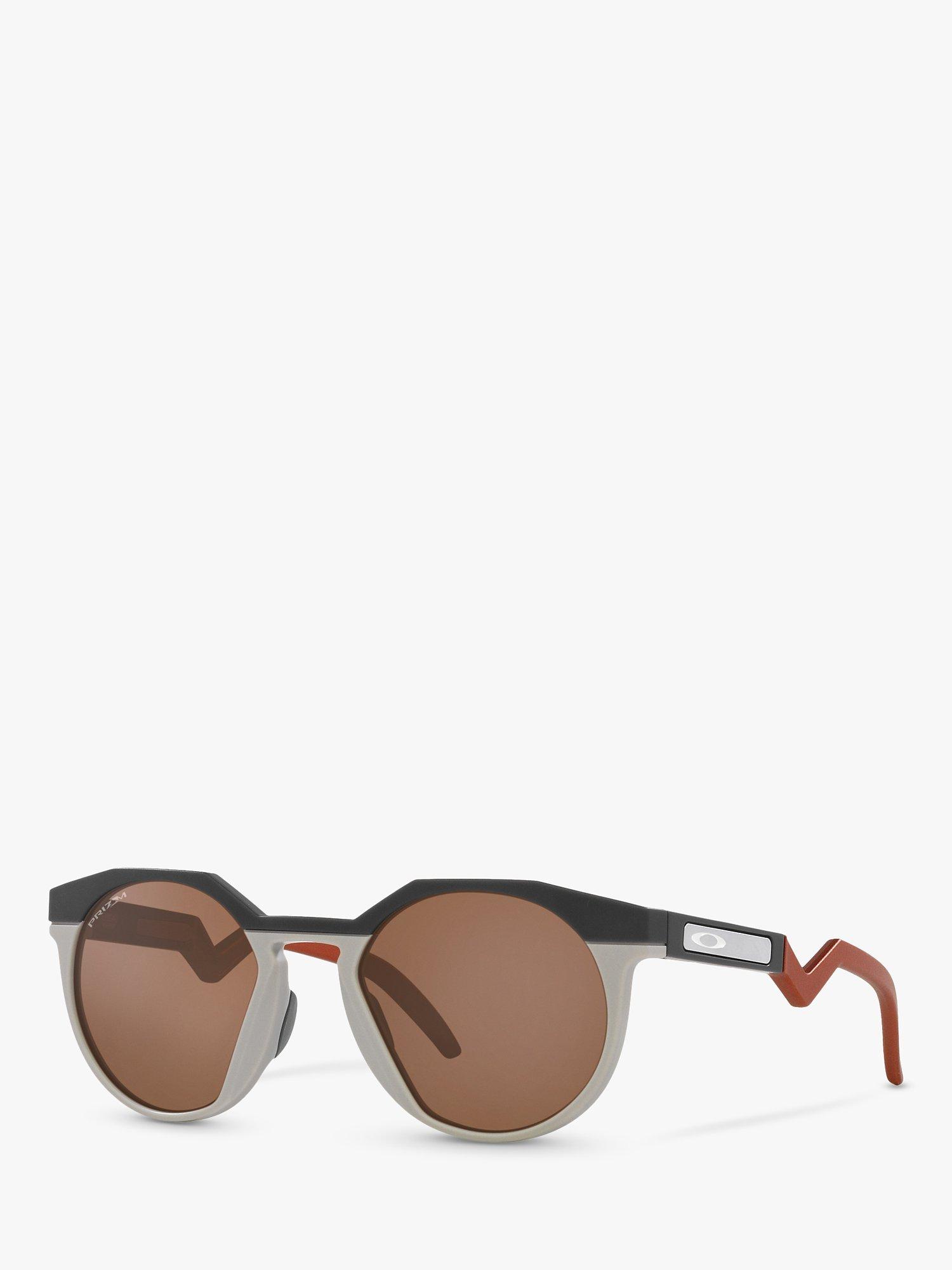 Product image 1 of 11, which shows Oakley OO9242 Men's Round Sunglasses, Matte Carbon