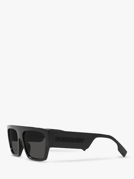 Burberry BE4389U Men's Micah Square Sunglasses - view 2, Black