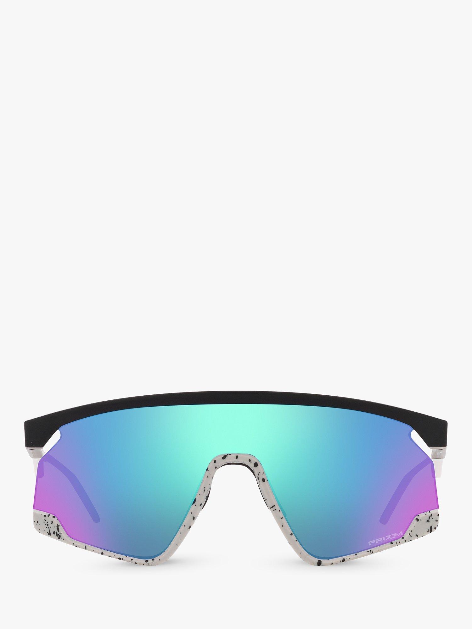 Product image 3 of 11, which shows Oakley OO9280 Unisex BXTR Prizm Sunglasses, Matte Black/Sapphire