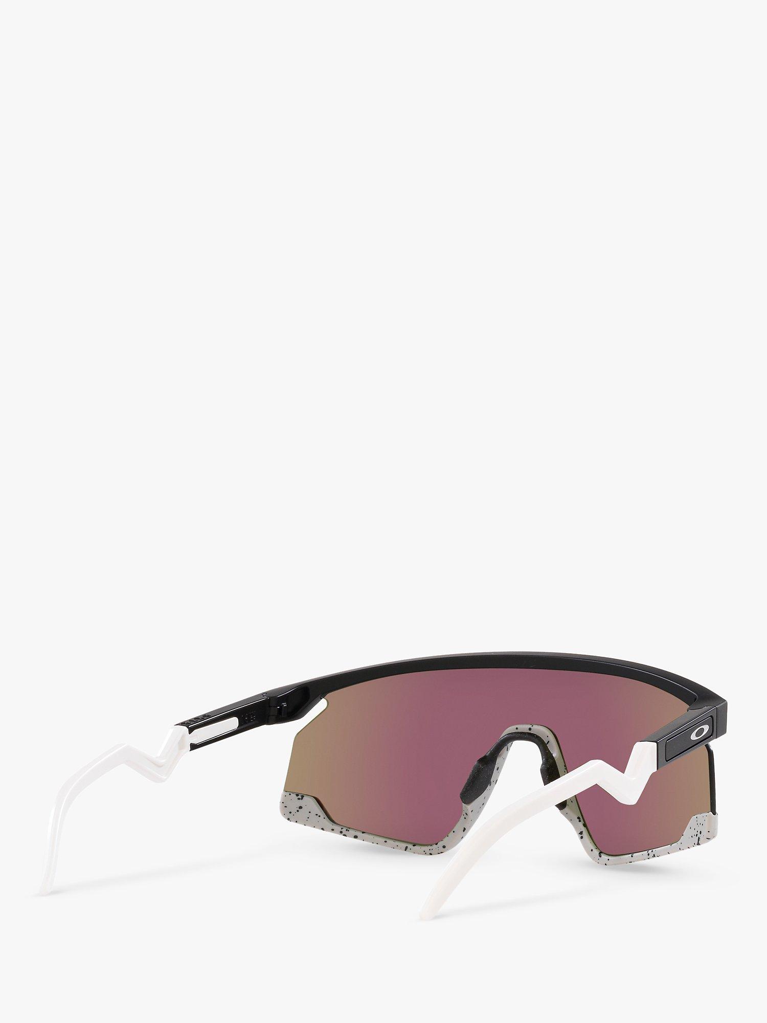 Product image 8 of 11, which shows Oakley OO9280 Unisex BXTR Prizm Sunglasses, Matte Black/Sapphire