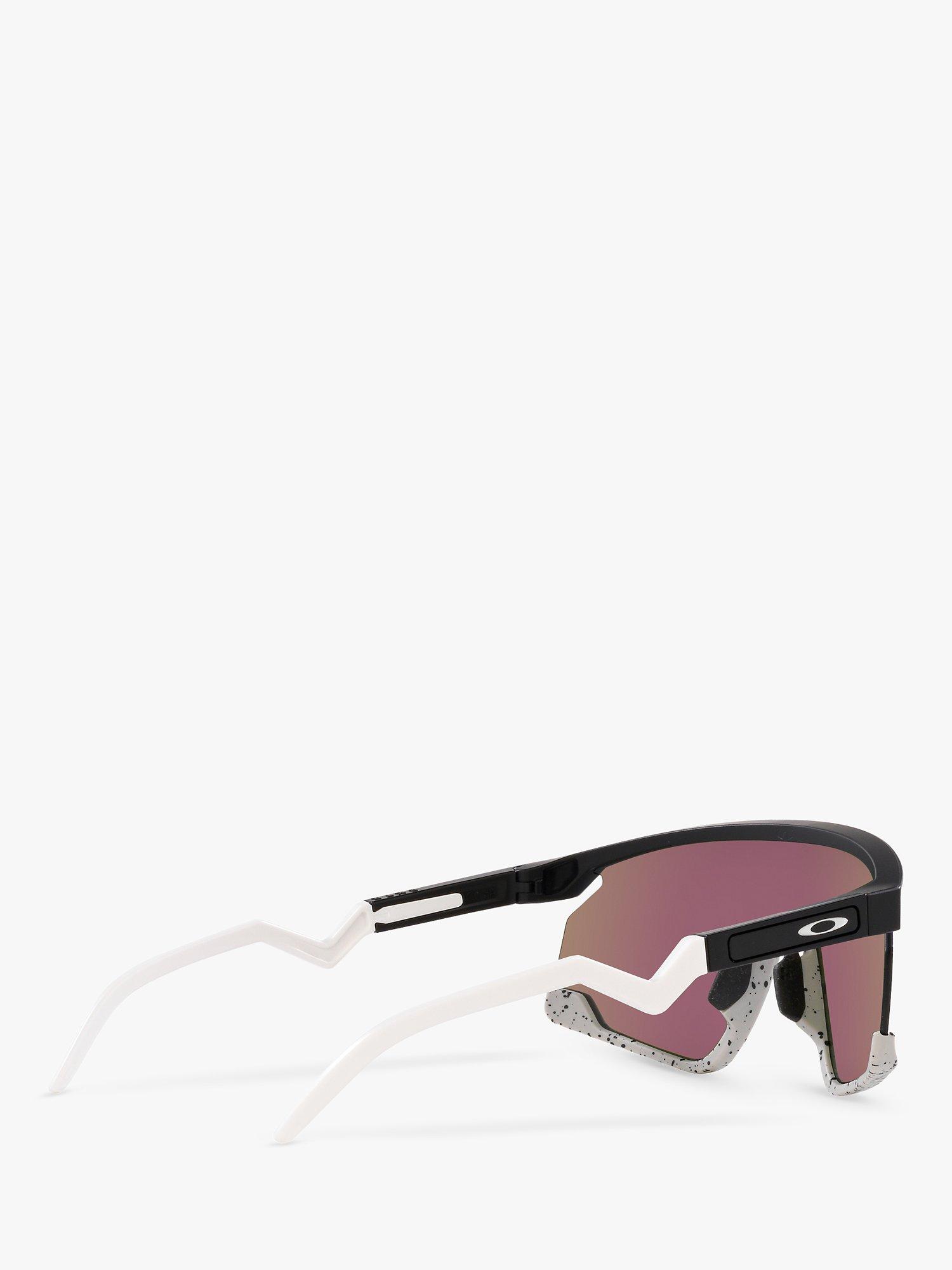 Product image 9 of 11, which shows Oakley OO9280 Unisex BXTR Prizm Sunglasses, Matte Black/Sapphire