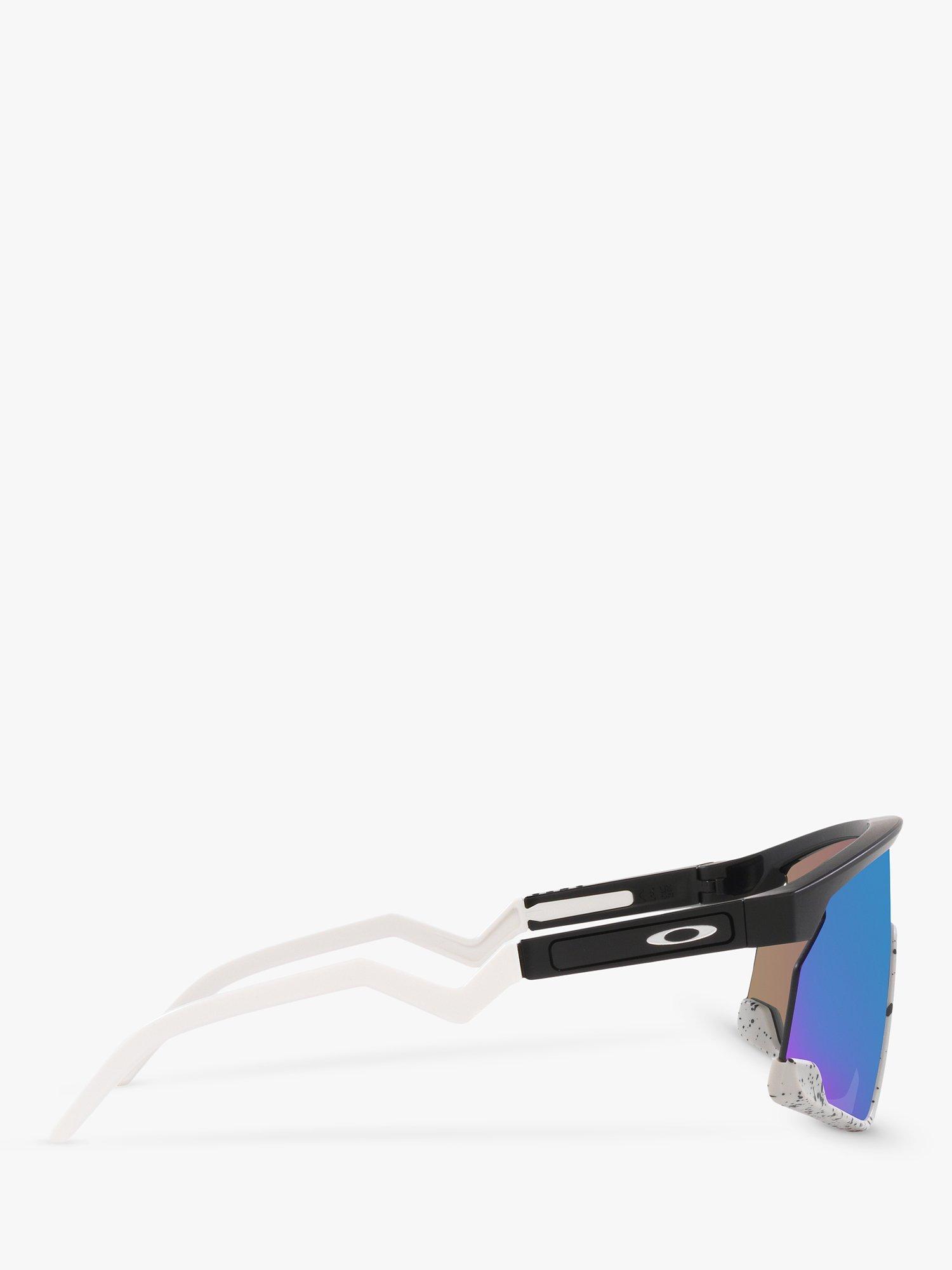 Product image 10 of 11, which shows Oakley OO9280 Unisex BXTR Prizm Sunglasses, Matte Black/Sapphire