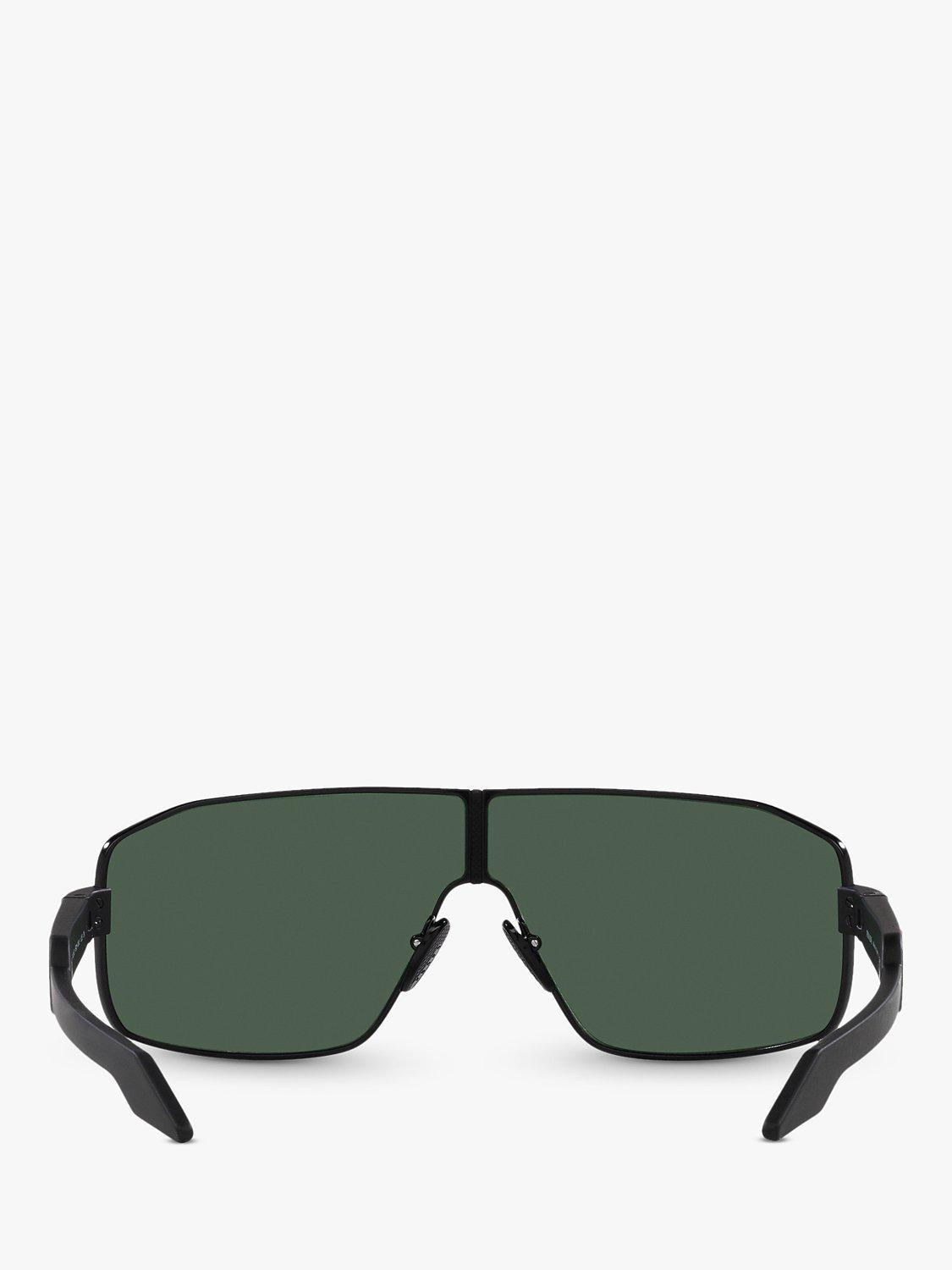 Product image 7 of 11, which shows Prada Linea Rossa PS 54YS Men's Irregular Sunglasses, Black