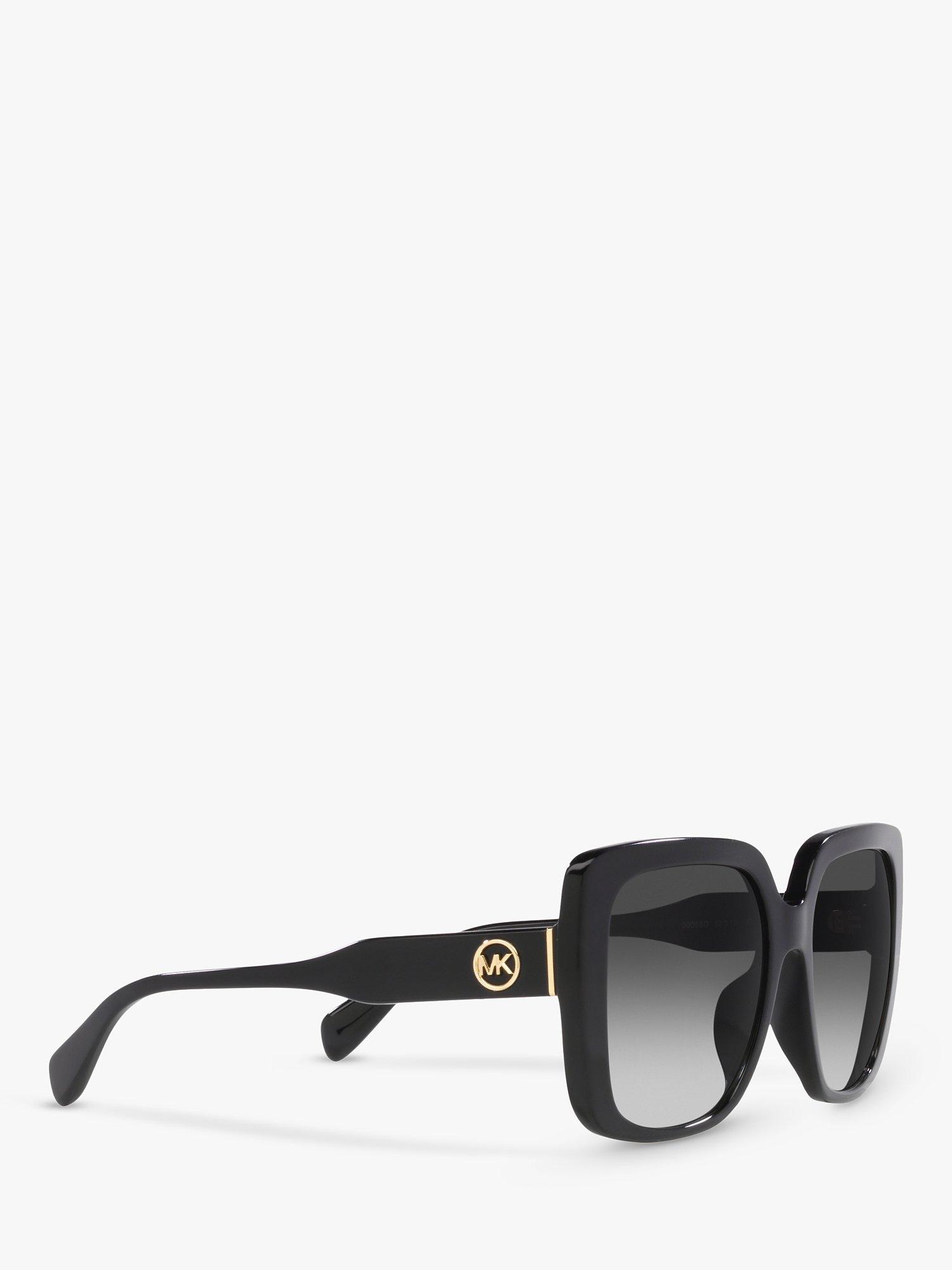 Product image 11 of 11, which shows Michael Kors MK2183U Women's Mallorca Square Sunglasses, Black