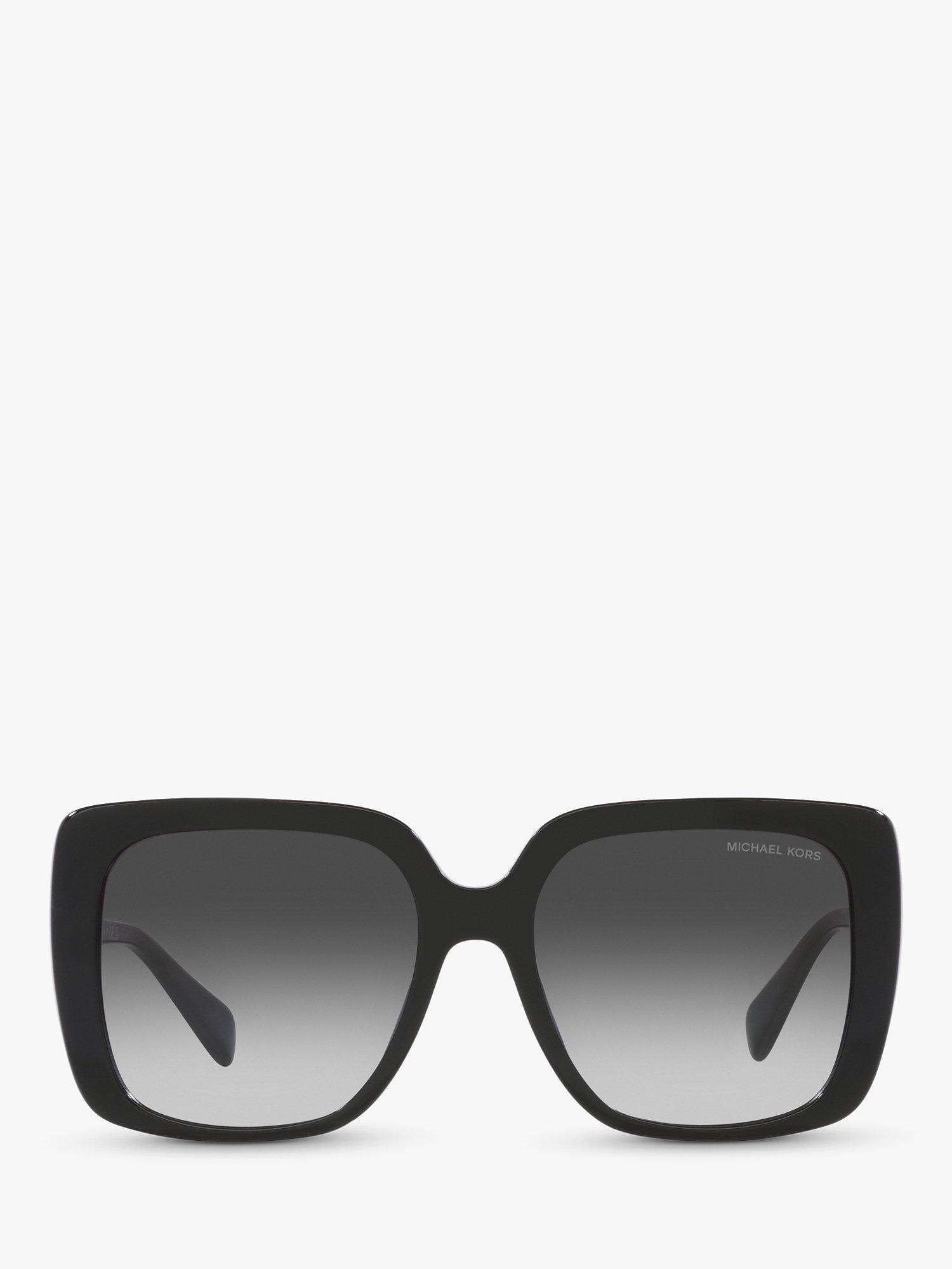 Product image 3 of 11, which shows Michael Kors MK2183U Women's Mallorca Square Sunglasses, Black