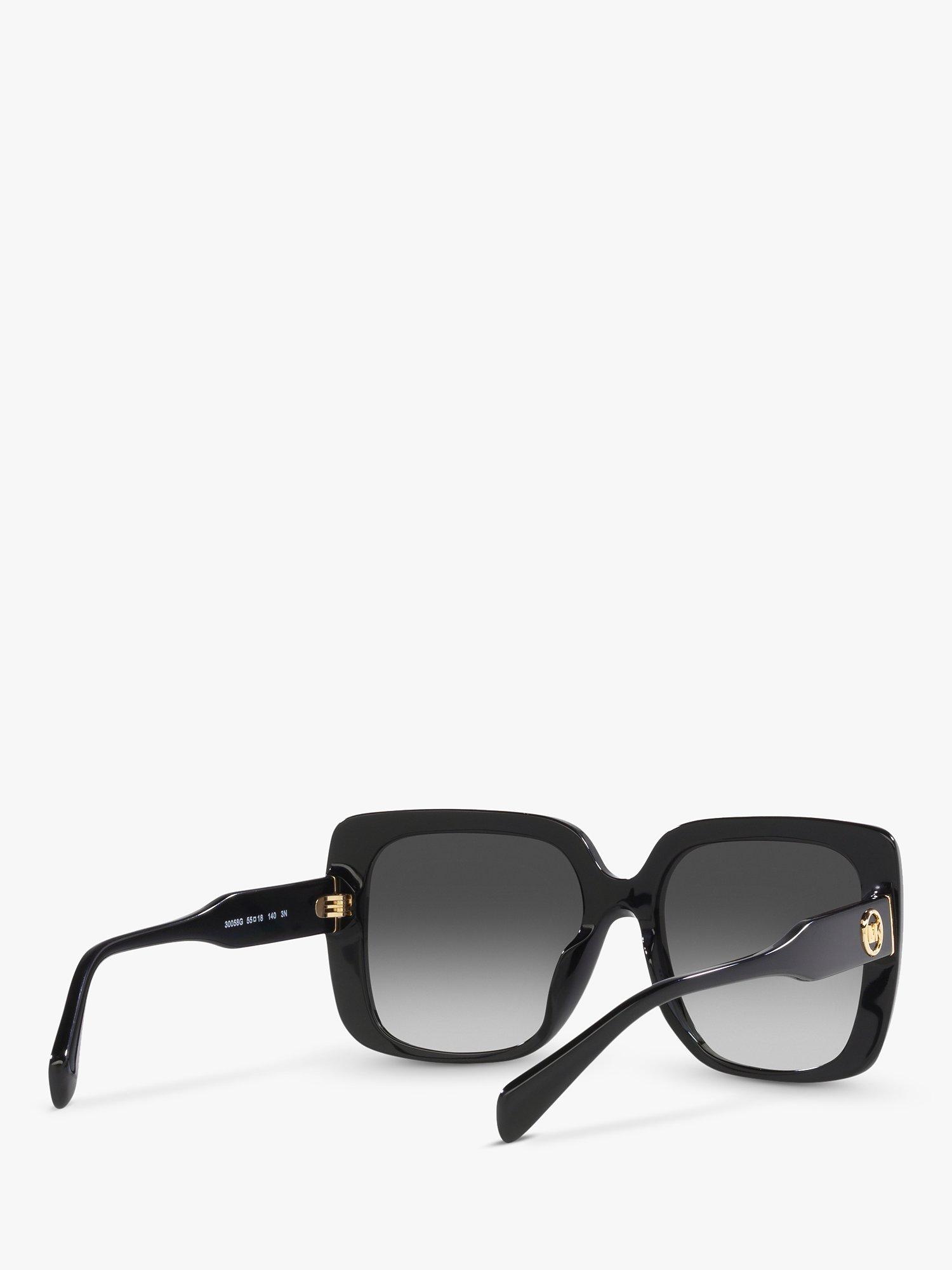 Product image 8 of 11, which shows Michael Kors MK2183U Women's Mallorca Square Sunglasses, Black