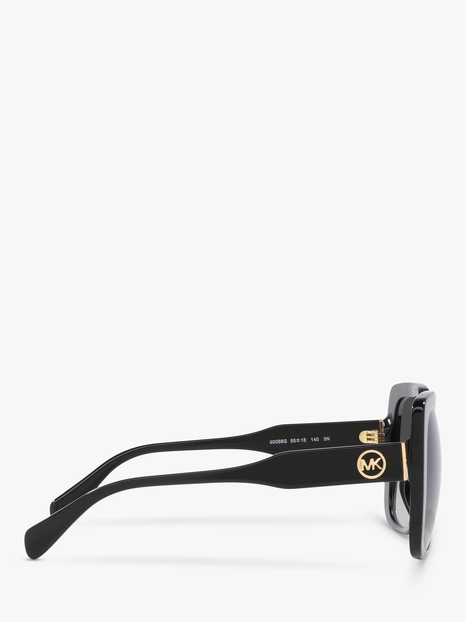Product image 10 of 11, which shows Michael Kors MK2183U Women's Mallorca Square Sunglasses, Black