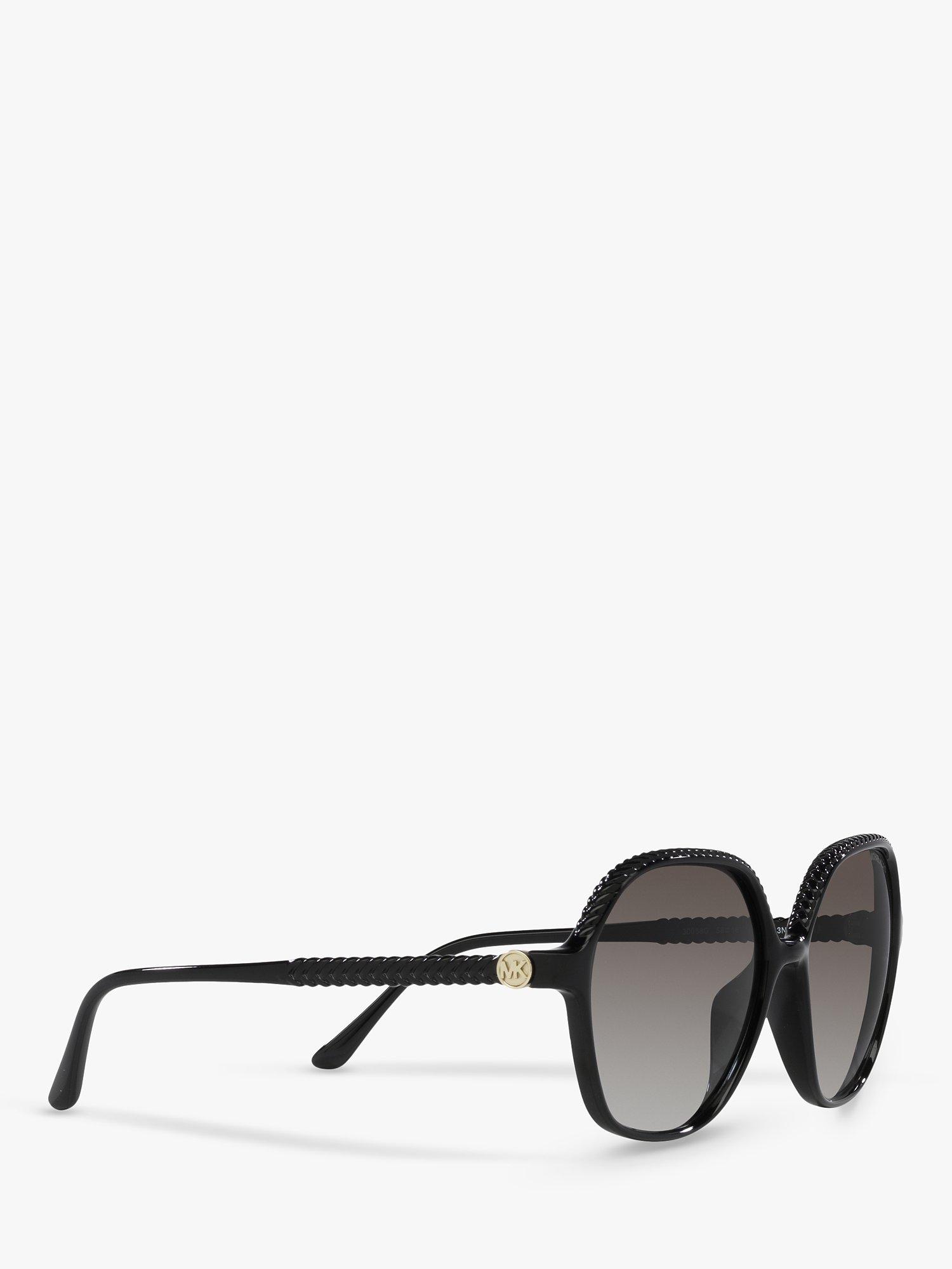 Product image 11 of 11, which shows Michael Kors MK2186U Women's Bali Round Sunglasses, Black