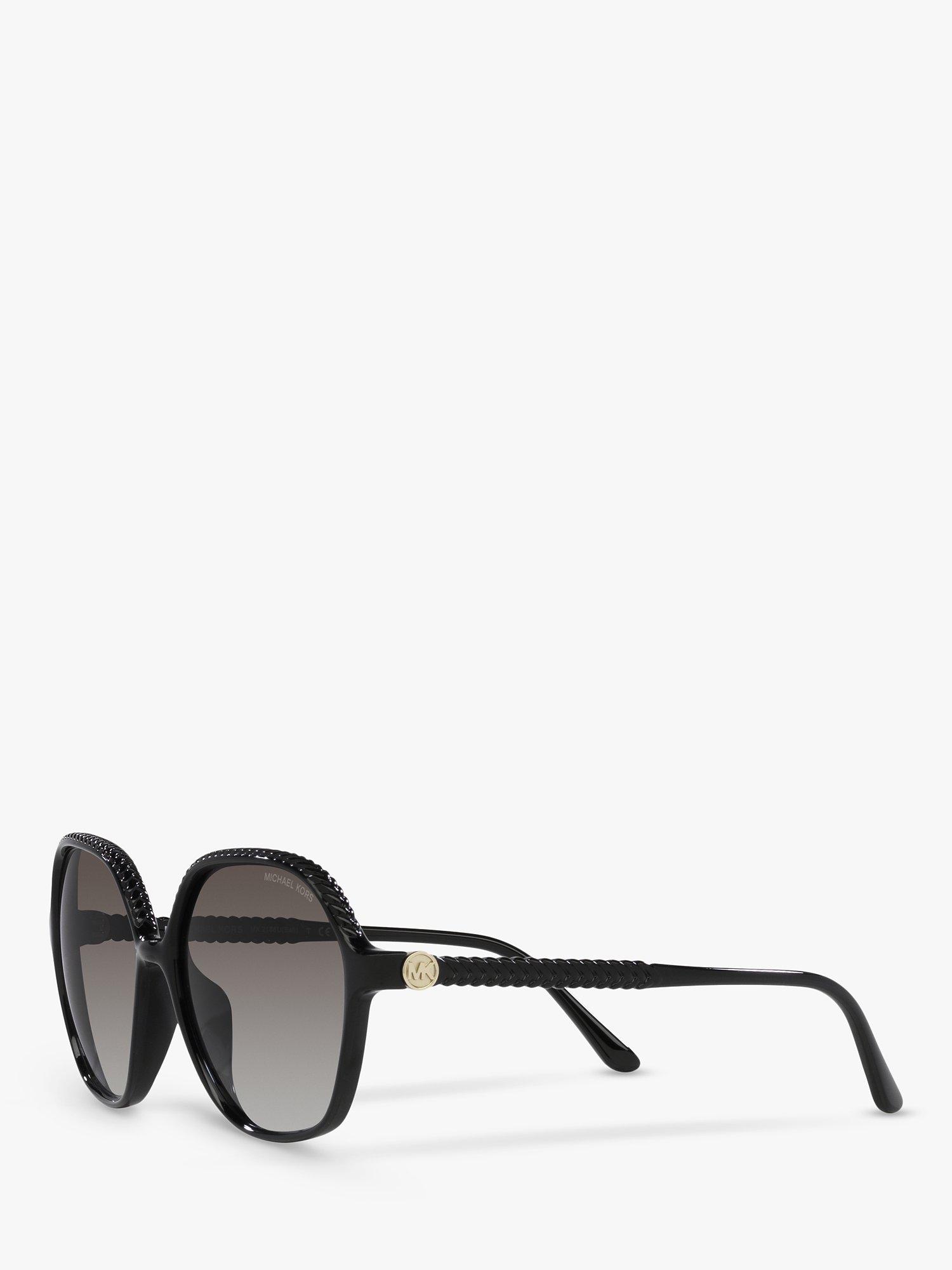 Product image 2 of 11, which shows Michael Kors MK2186U Women's Bali Round Sunglasses, Black