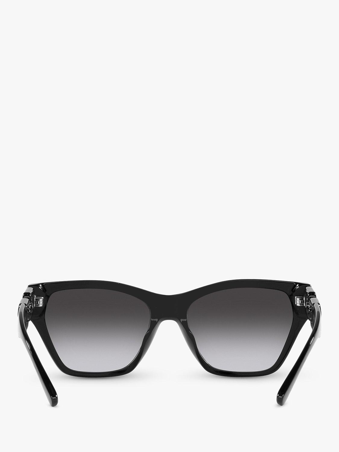 Emporio Armani EA4203U Women's Cat's Eye Sunglasses, Shiny Black