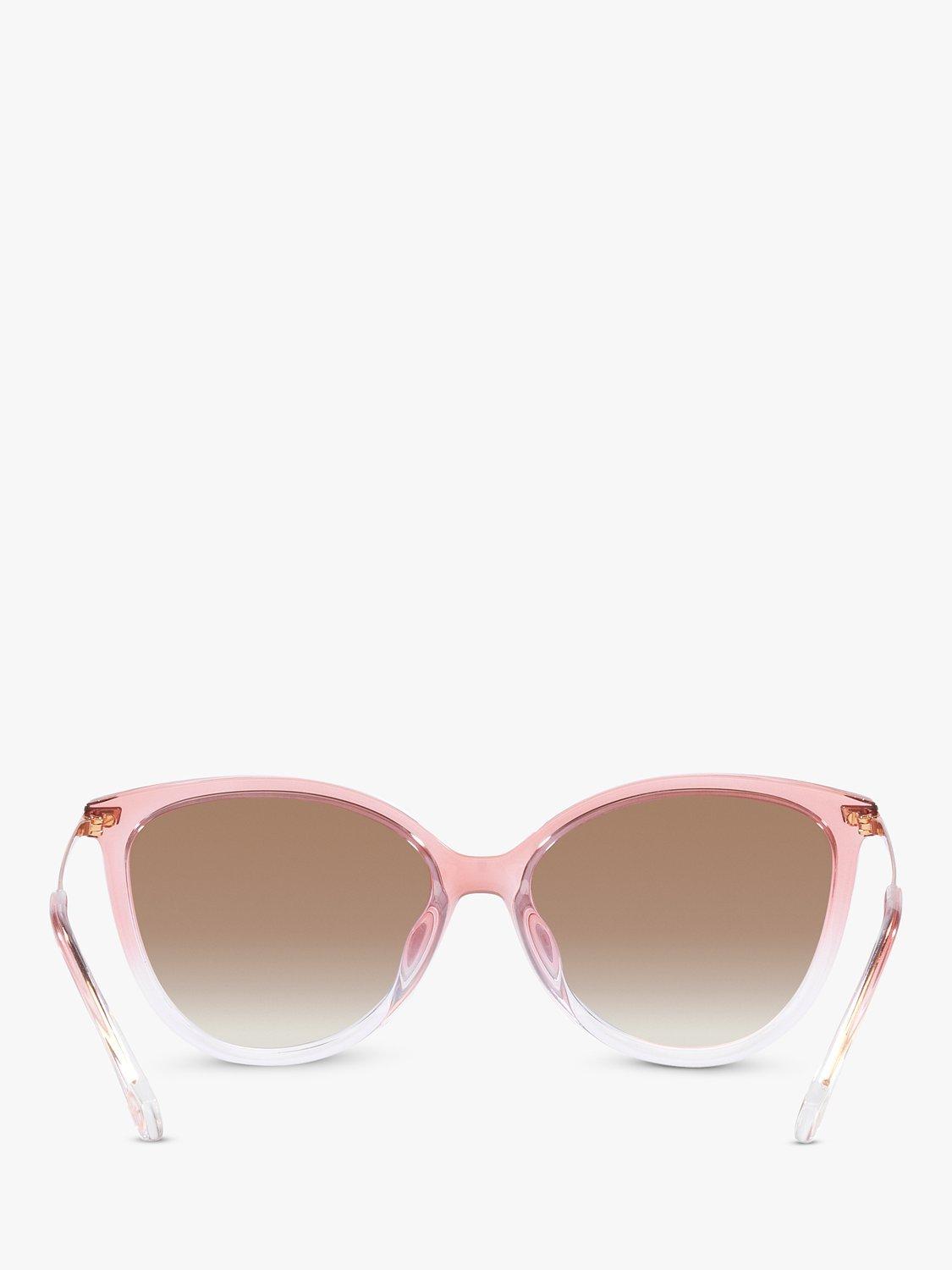 Product image 7 of 11, which shows Michael Kors MK2184U Women's Dupoint Cat's Eye Sunglasses, Pink/Rose Gold