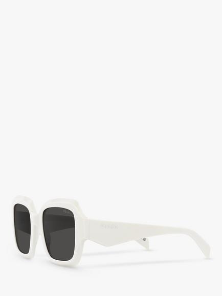 Prada PR28ZS Women's Pillow Sunglasses, White - view 2, Talc