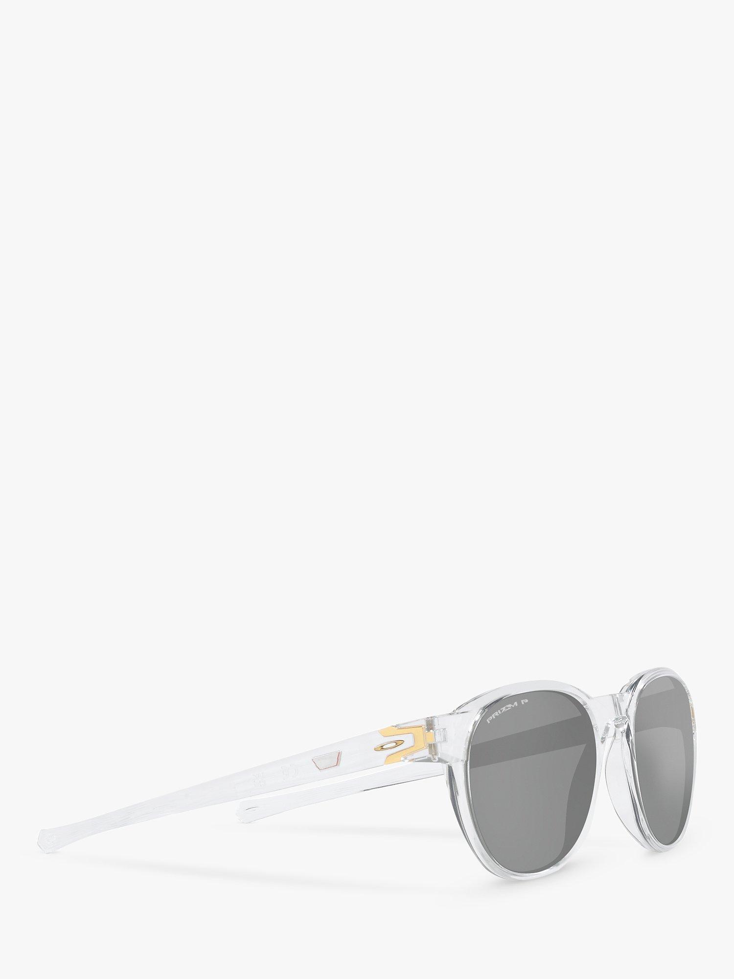 Product image 11 of 11, which shows Oakley OO9126 Men's Reedmace Round Polarised Sunglasses, Clear