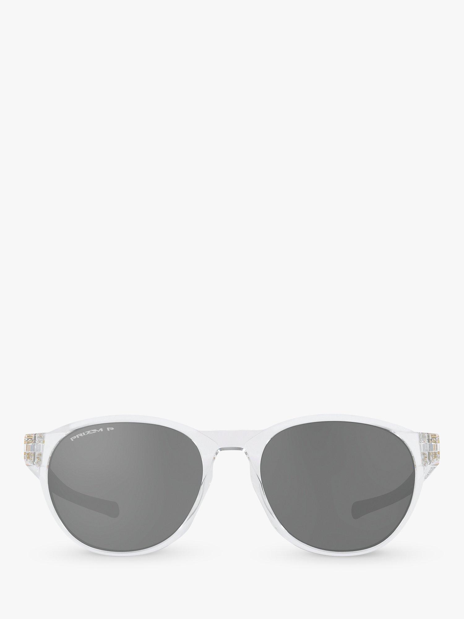 Product image 3 of 11, which shows Oakley OO9126 Men's Reedmace Round Polarised Sunglasses, Clear