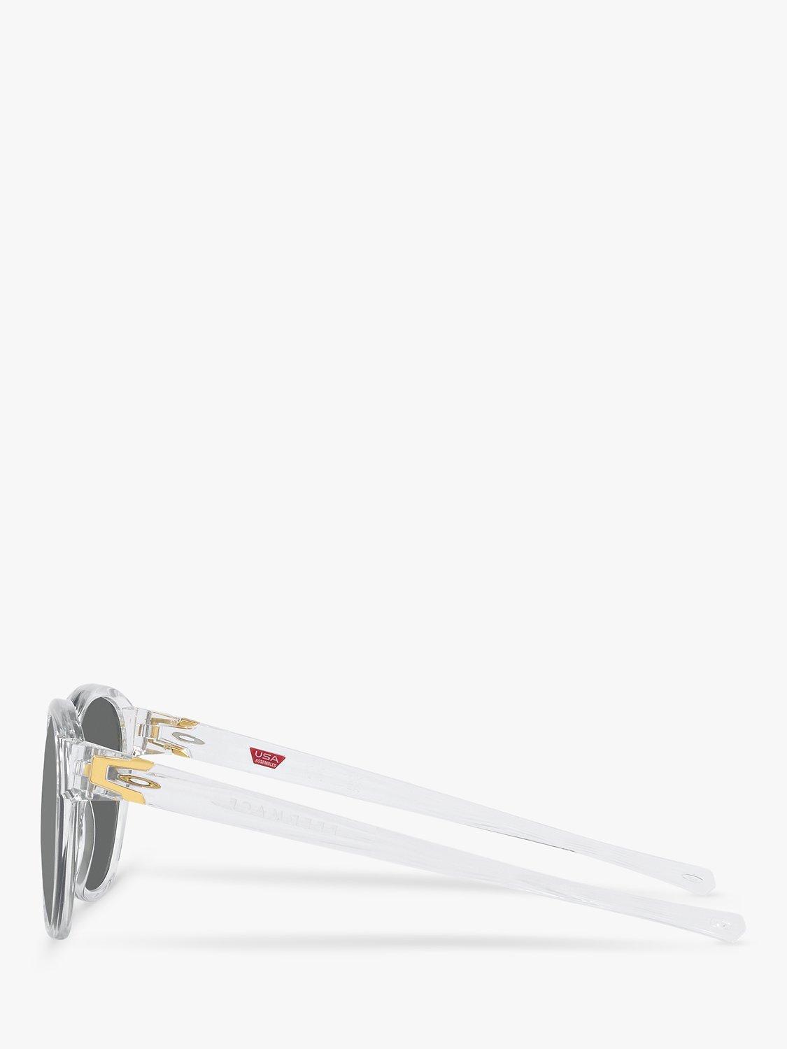 Product image 4 of 11, which shows Oakley OO9126 Men's Reedmace Round Polarised Sunglasses, Clear