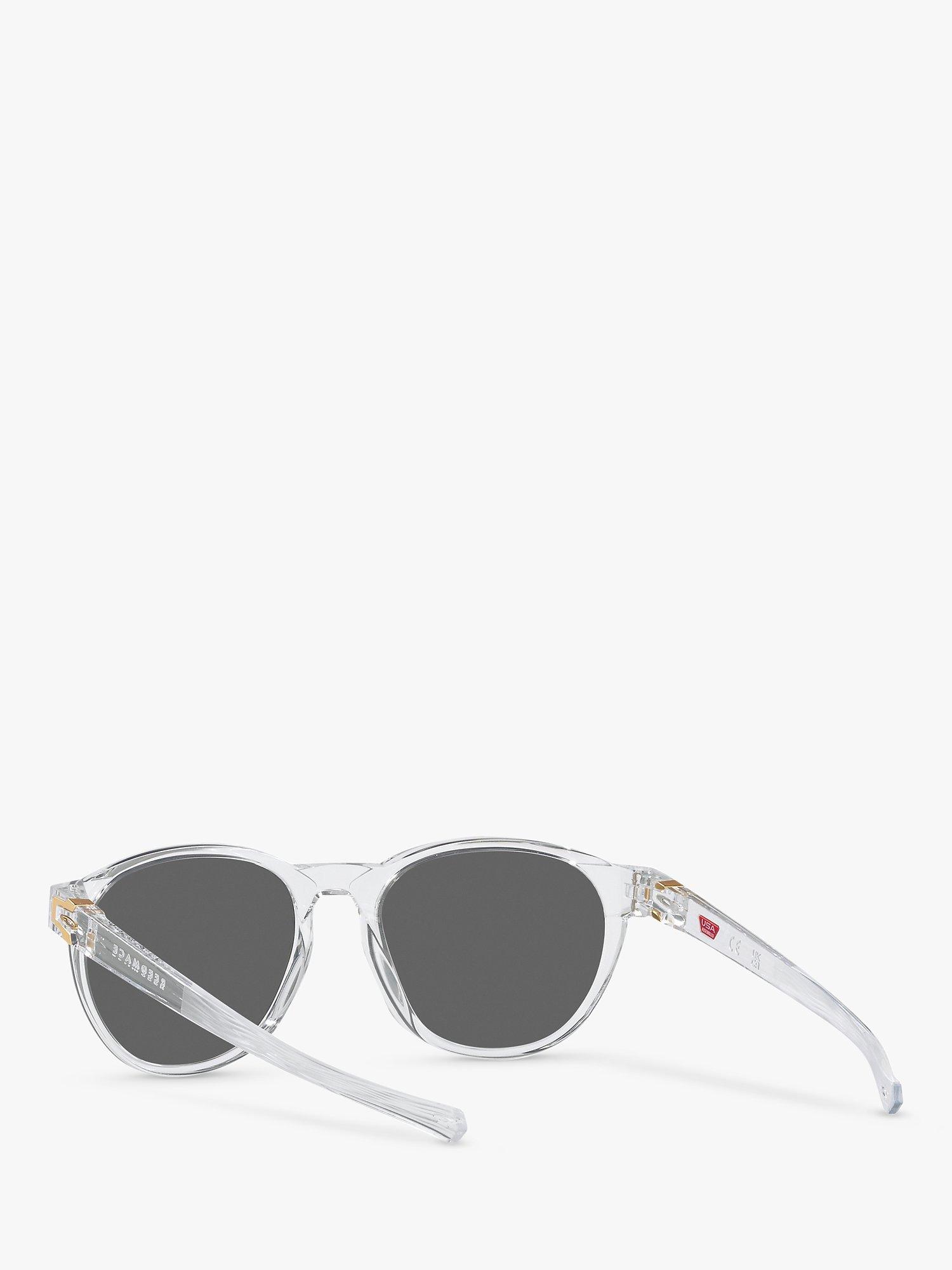 Product image 6 of 11, which shows Oakley OO9126 Men's Reedmace Round Polarised Sunglasses, Clear