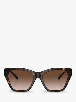 Emporio Armani EA4203U Women's Cat's Eye Sunglasses, Tortoiseshell/Brown Gradient - view 2, Tortoiseshell/Brown Gradient