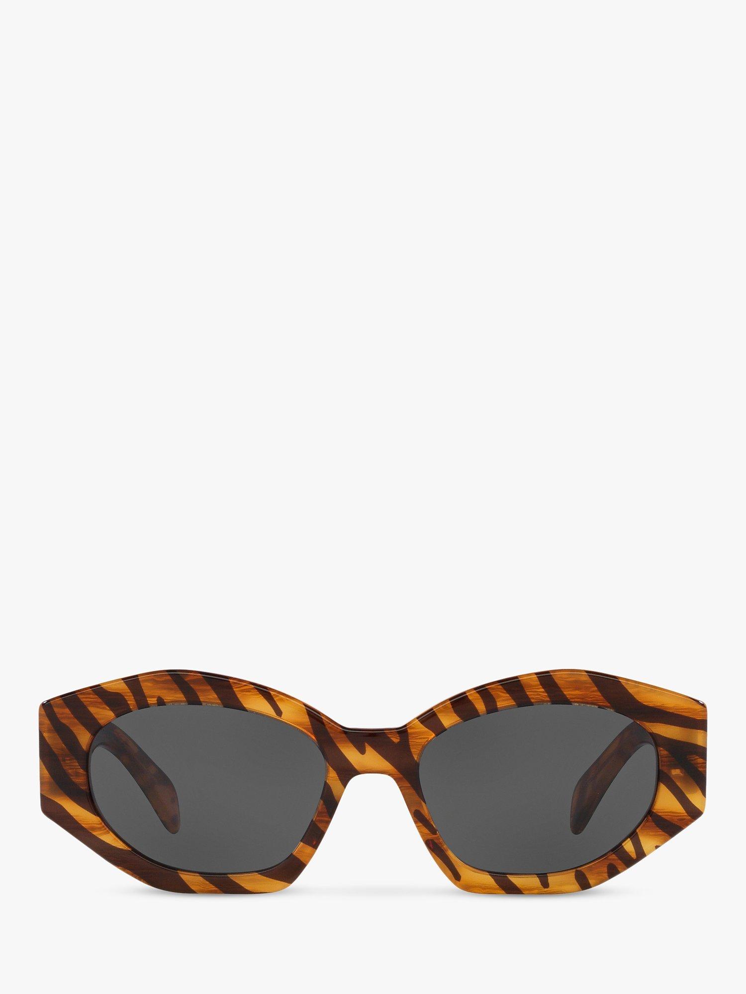 Product image 3 of 11, which shows Celine CL40238U Cat Eye Sunglasses, Light Brown