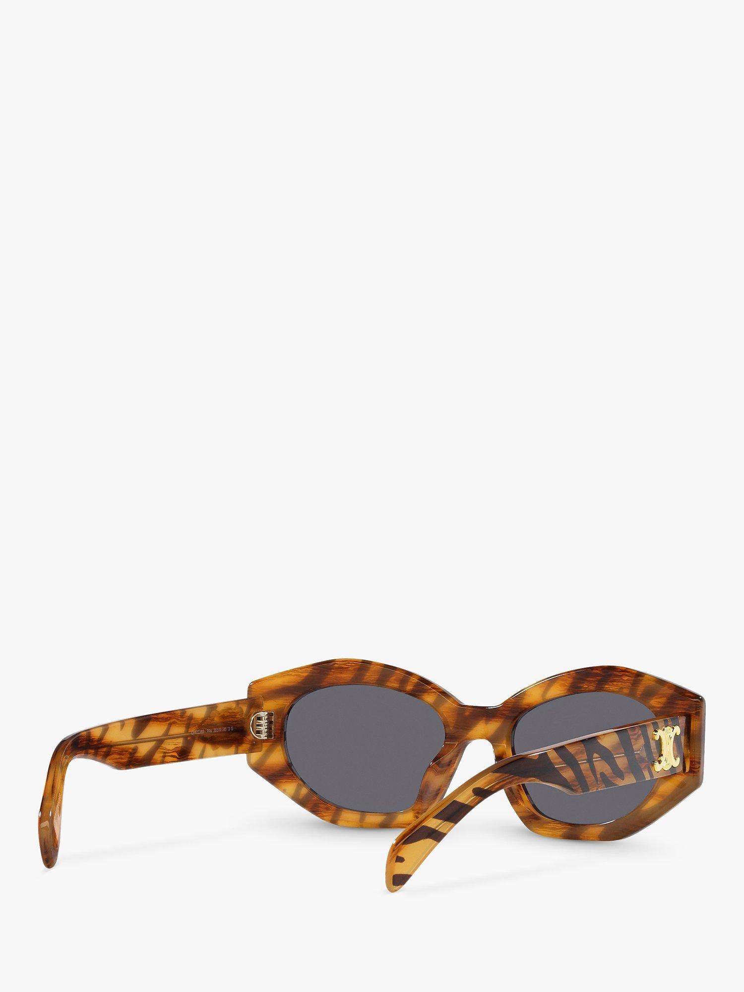 Product image 8 of 11, which shows Celine CL40238U Cat Eye Sunglasses, Light Brown