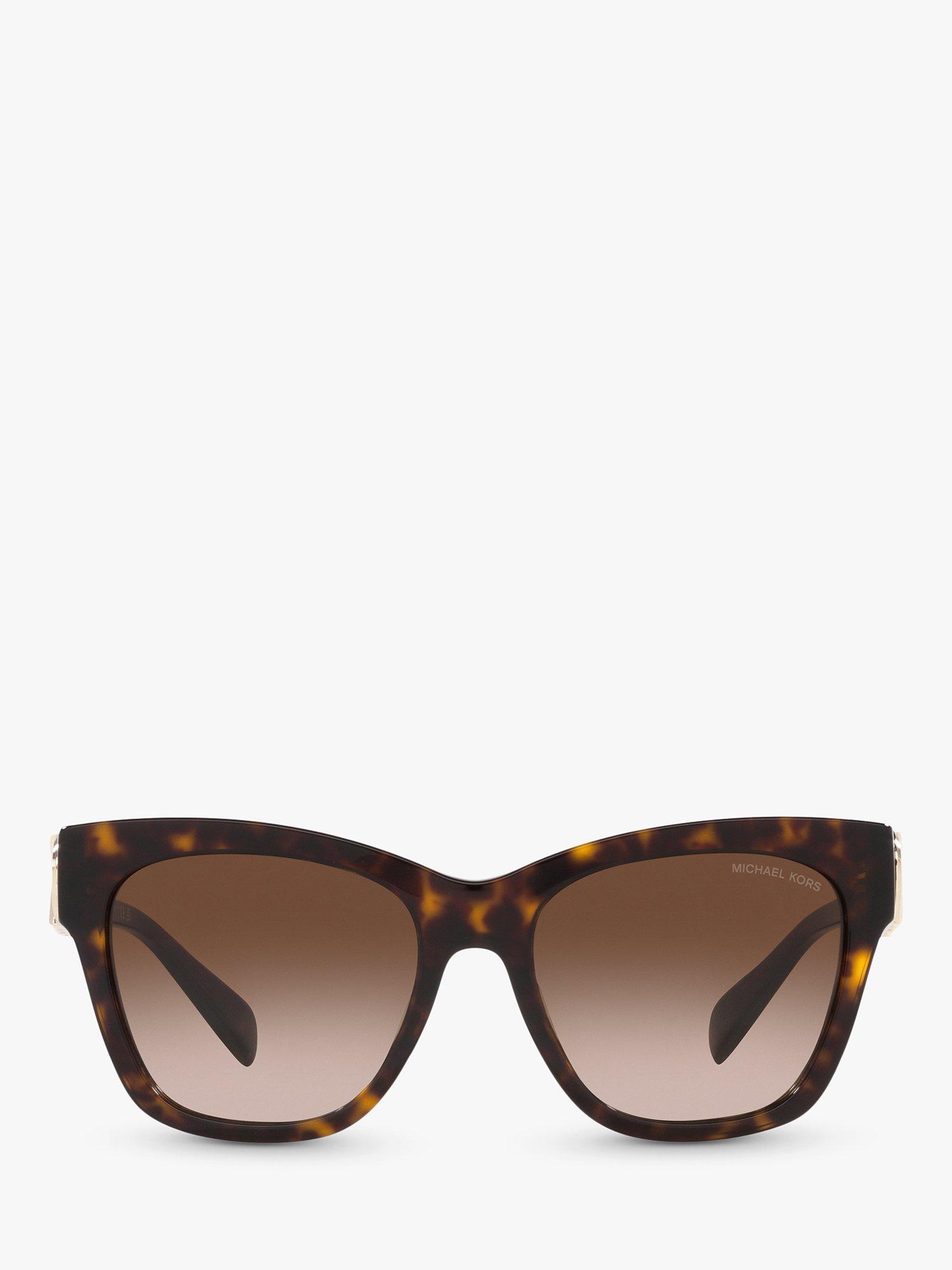Product image 3 of 11, which shows Michael Kors MK2182U Women's Empire Square Sunglasses, Dark Tortoise