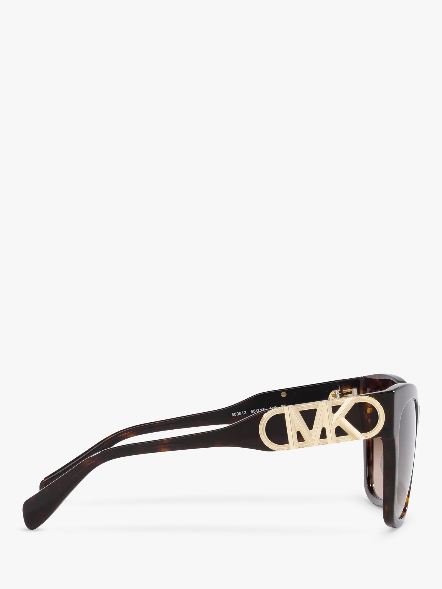 Product image 10 of 11, which shows Michael Kors MK2182U Women's Empire Square Sunglasses, Dark Tortoise