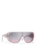 CHANEL Pillow Sunglasses CH5495, Opal Antique Pink/Grey Gradient