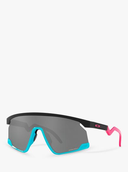 Oakley OO9280 Men's Wrap Sunglasses, Matte Black/Multi, Matte Black/Multi