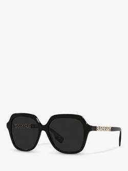 Burberry BE4389 Women's Joni Square Sunglasses, Black